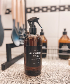 GATILLO PET AMBAR ETQ NEGRA ALCOHOL 70