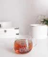 TAZA DE VIDRIO 450 cc GOOD MORNING