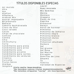 Imagen de ESPECIEROS DE CAJON x8