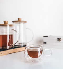 TAZA POCILLO DOBLE VIDRIO FLAT