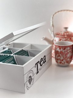 CAJA DE TE 6 DIVISIONES TEA - Mama al Mando