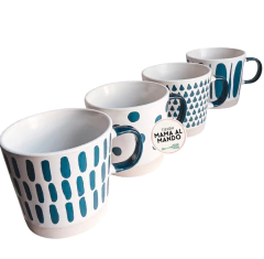 TAZA MUG NORDICA CONICA BLUE - comprar online