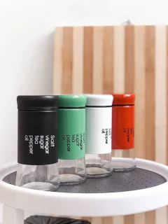 SALERO LETTERS 12CM VIDRIO CON METAL