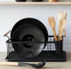 SECA PLATOS BLACK MANIJAS MADERA
