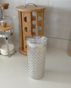 VASO SIRENA TORNASOLADO 650 ml VIDRIO - comprar online