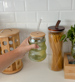 VASO DE VIDRIO ONDAS TORNASOL 500 cc - comprar online
