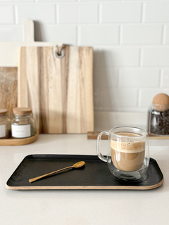 BANDEJA BLACK DE MADERA 31 cm