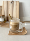SET X4 BANDEJITAS PARA TAZA MADERA HAYA