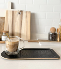 BANDEJA DE APOYO BLACK SARA 32 cm - comprar online