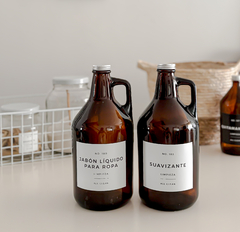SET X2 BOTELLONES LAUNDRY VIDRIO 1.9 lts
