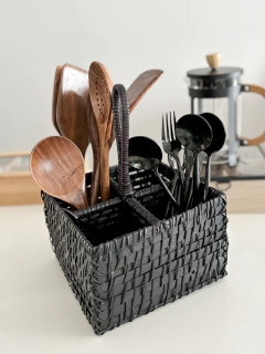 PORTA CONDIMENTOS PARA MESA // UTENSILIOS BLACK - comprar online