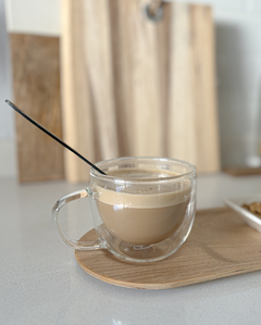 TAZA DOBLE VIDRIO ANCHA 200 ml en internet