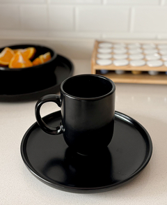 TAZA LÍNEA BLACK JASPEADO CERÁMICA