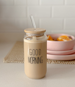VASO CON SORBETE GOOD MORNING