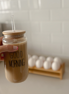 VASO CON SORBETE GOOD MORNING