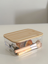 CAJA ACRÍLICA MULTIUSO TAPA MADERA