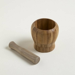 MORTERO DE BAMBU RAYADO - comprar online