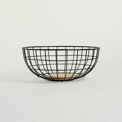 FRUTERA BLACK CON BASE BAMBOO 28 cm en internet