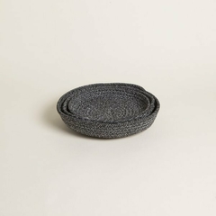 SET X3 PANERAS BAJAS GREY REDONDA - comprar online