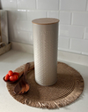LATA ALTA PARA PASTA LARGA 29,5 cm GREY