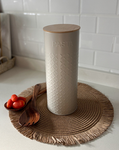 LATA ALTA PARA PASTA LARGA 29,5 cm GREY