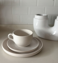 TAZON TAZA GRANDE JASPEADO BLANCO 450 ml - comprar online