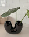 ADORNO / PORTA MACETA GRECIA BLACK