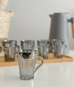 SET x6 TAZAS VIDRIO FUME - comprar online