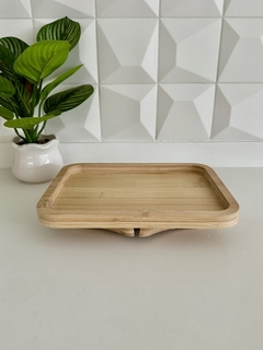 BANDEJA DE BAMBÚ P/ SILLÓN CON SUJETADOR - comprar online