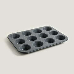 MOLDE MUFFINS X12 GREY GRANITTE