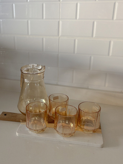 SET JARRA DORE + 4 VASOS - comprar online