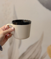 TAZA MUG BORDE NEGRO BLACK AND WHITE - comprar online