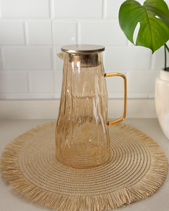 JARRA DORE 1700 ml LABRADA TAPA ACERO