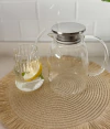 JARRA VIDRIO GALA 1600 ml C/ TAPA ACERO - comprar online