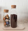 BOTELLA DE VIDRIO CON T/ CORCHO