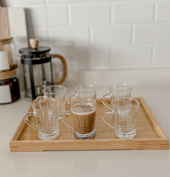 SET X6 TAZAS CÓNICAS TRANSPARENTES 90 ml