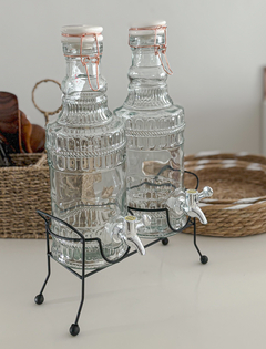 SET DE DISPENSERS BEBIDAS CON BASE 2 litros en internet
