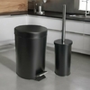SET CESTO BASURA + ESCOBILLA BLACK