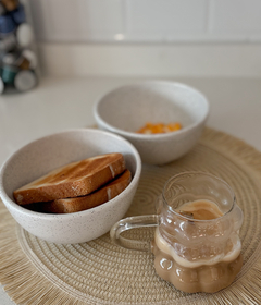 BOWL CEREALERO BLANCO JASPEADO - Mama al Mando