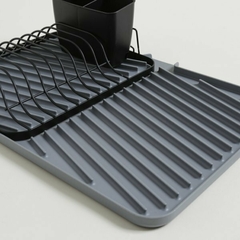 SECAPLATOS CHATO DE ACERO NEGRO 43 cm - comprar online