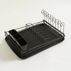 SECAPLATOS de HIERRO BLACK BRASS NEGRO 43 cm - comprar online