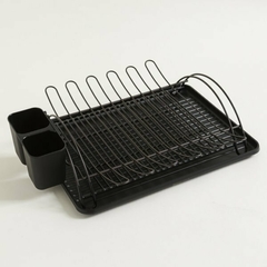 SECAPLATOS DE HIERRO MINIMALISTA BLACK 48 cm