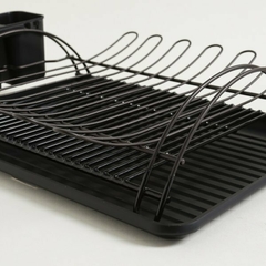 SECAPLATOS DE HIERRO MINIMALISTA BLACK 48 cm - comprar online