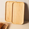 BANDEJA DE BAMBÚ RECTANGULAR MEDIANA 33 cm x 25 cm