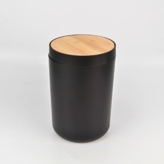 CESTO DE BASURA TAPA BAMBOO - comprar online
