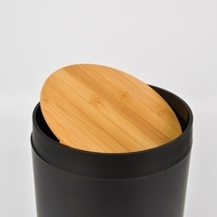 CESTO DE BASURA TAPA BAMBOO