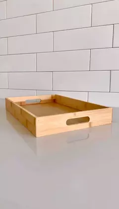 BANDEJA DE DESAYUNOS BAMBÚ 35 cm - comprar online