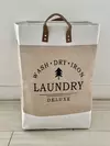 CESTO PARA ROPA LAUNDRY BEIGE DELUXE