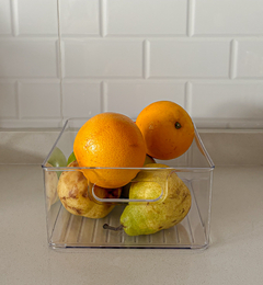 ORGANIZADOR ACRÍLICO CUADRADO FRUTAS Y VERDURAS 20 cm - comprar online