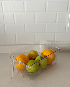 ORGANIZADOR ACRÍLICO CON MANIJA RECTANGULAR 31 cm